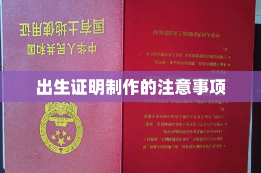 禹王台出生证明制作的注意事项